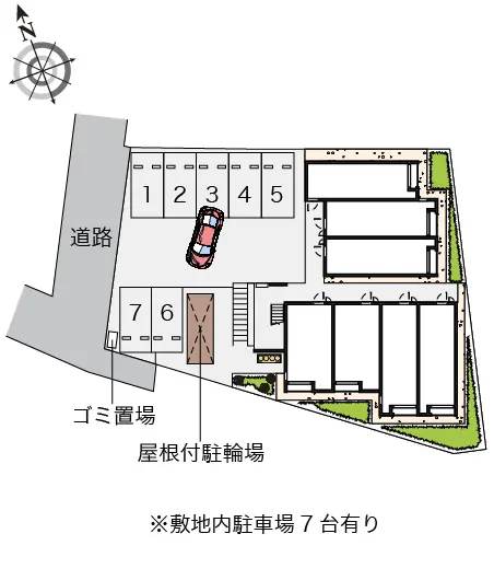 ★手数料０円★厚木市船子　月極駐車場（LP）